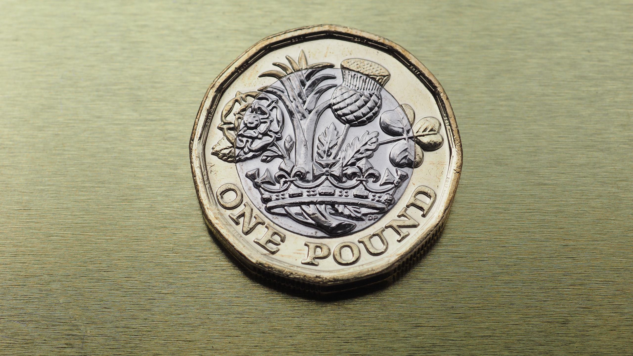 1 U.S. dollar banknote on white surface